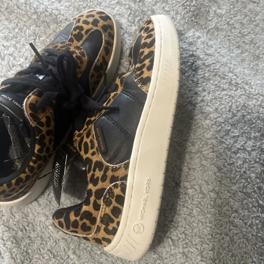 Michael Kors animal print fur leather sneakers Fashion Y2K